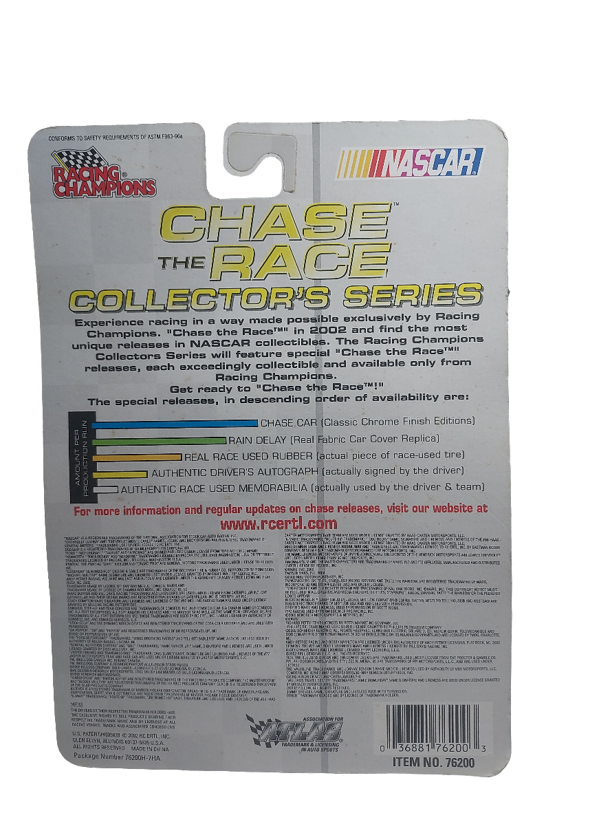 Racing Champions Chase The Race de NASCAR, DR. PEPPER Y SPIDERMAN