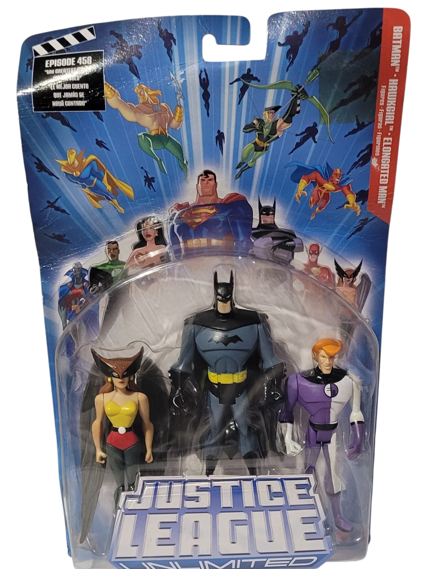 Justice League- Batman, HawkGirl, Elongate Men