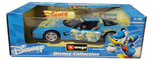 Disney Collection Chevrolet Corvette Bburago "Pato Donald" (Donald Duck)