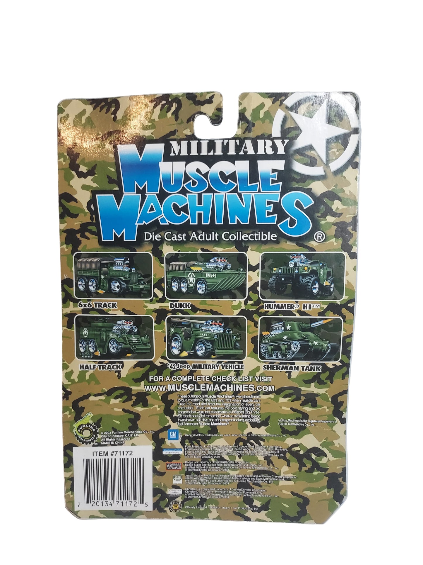 '42 Jeep Military Vehicle Muscle Machines