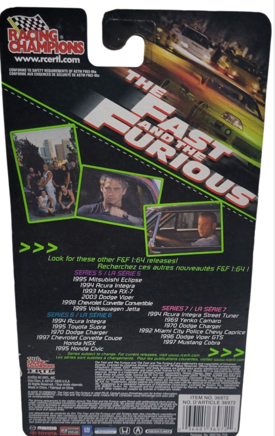 Dodge Viper GTS  1996 The Fast and the Furious