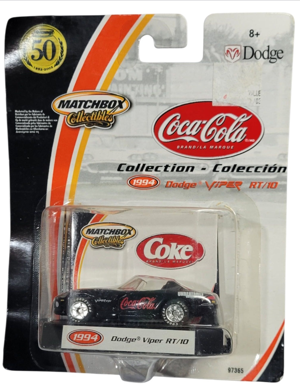 Dodge Viper RT/10 de 1994 Coca-Cola