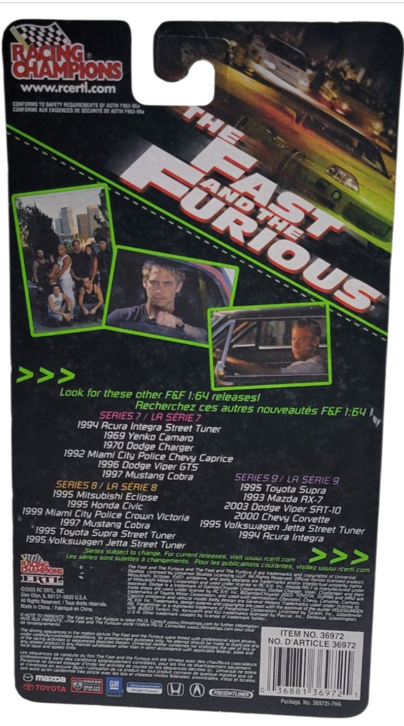 Dodge Viper SRT-10 2003, The Fast and the Furious